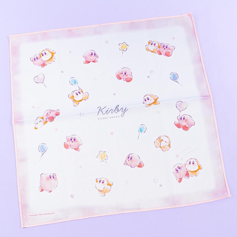 Kirby & Waddle Dee Pastel Balloon Love Lunch Cloth