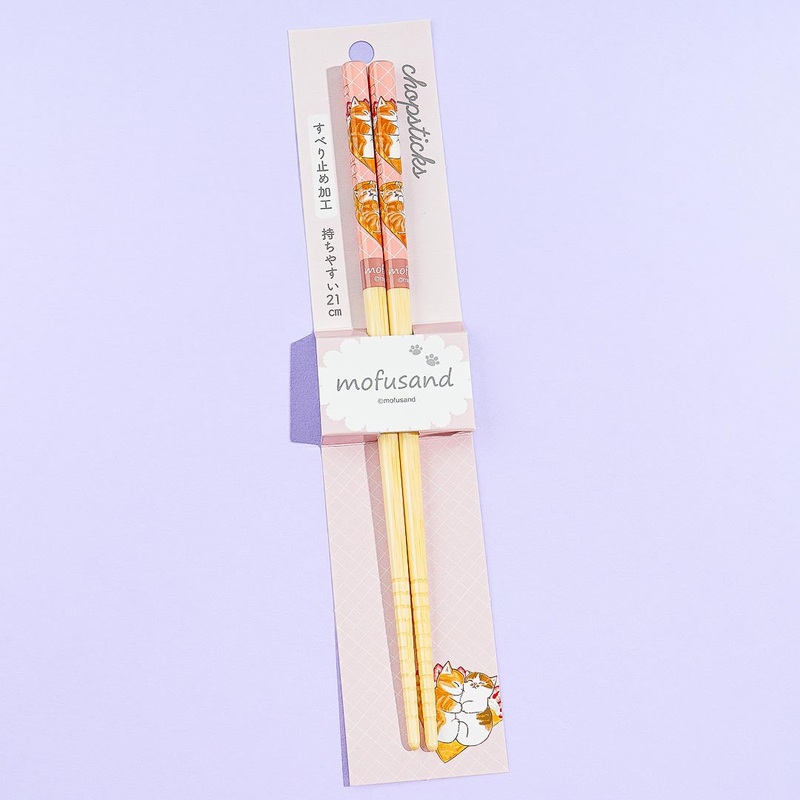 Mofusand Bamboo Chopsticks