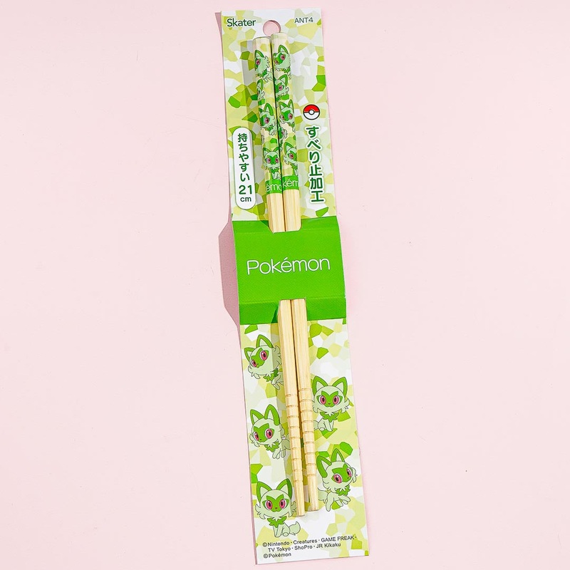 Pokemon Bamboo Chopsticks - Sprigatito