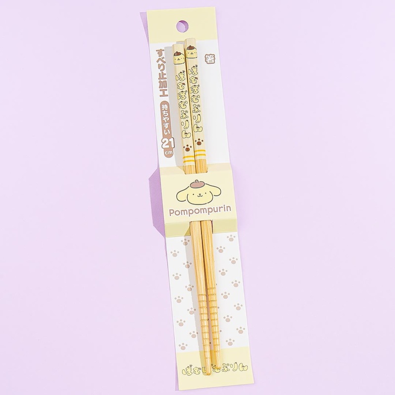 Pompompurin Hiragana Characters Bamboo Chopsticks