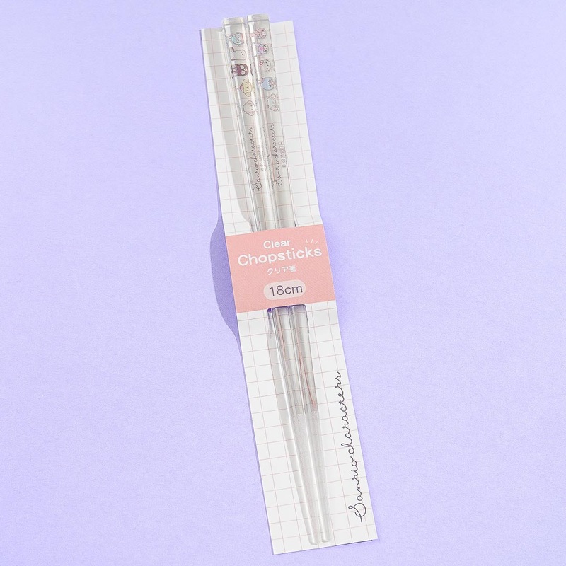 Sanrio Characters Faces Clear Chopsticks
