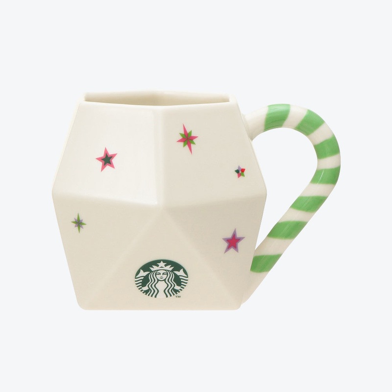 Starbucks Japan Holiday Candy Cane Mug