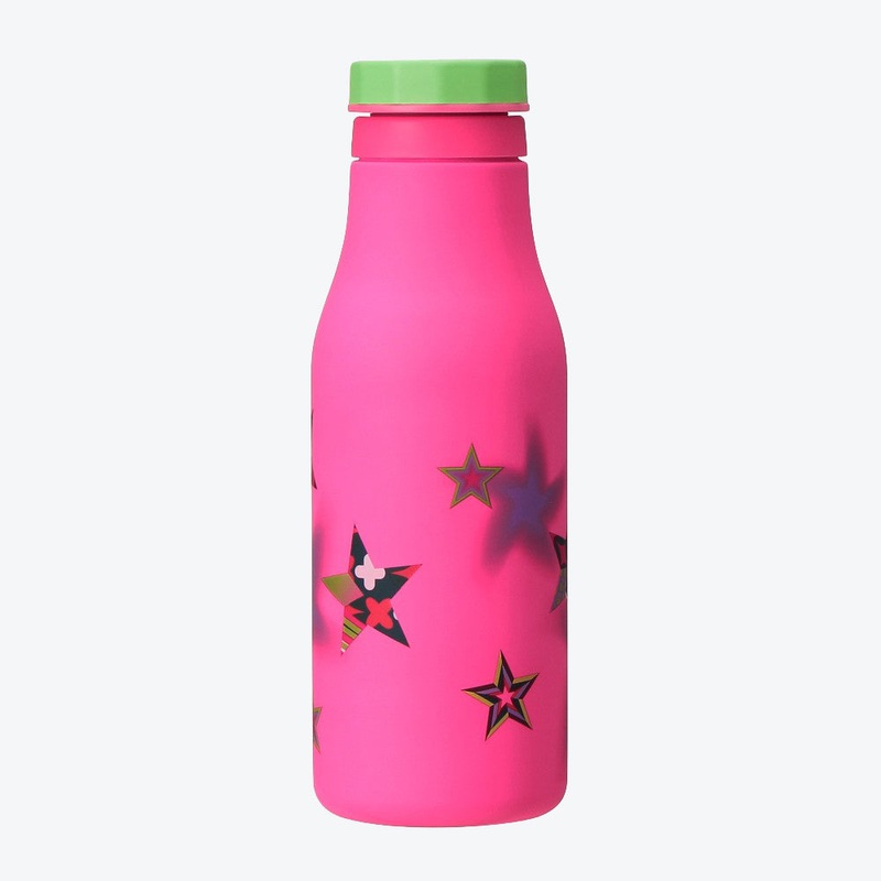 Starbucks Japan Holiday Neon Star Stainless Steel Bottle