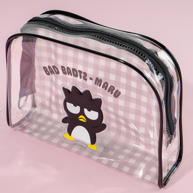 Bad Badtz-Maru Checkered Clear Pouch