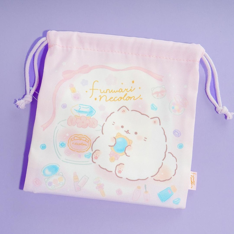 Funwari Nekolon Drawstring Pouch