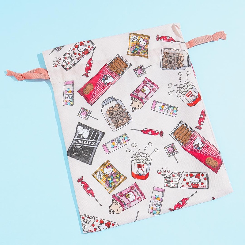 Hello Kitty 45th Anniversary Big Travel Pouch