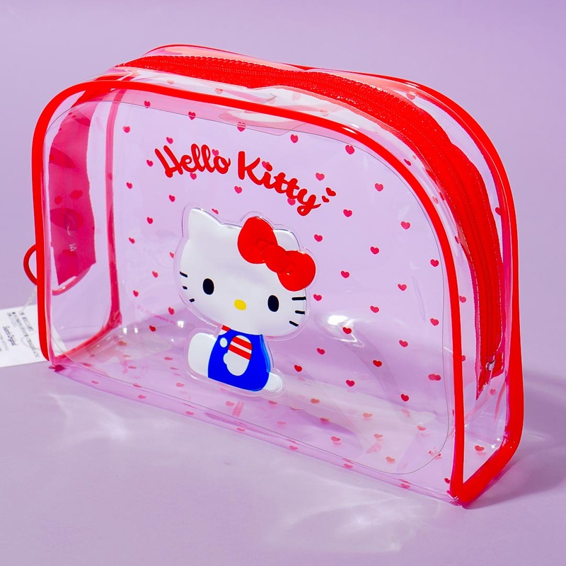 Hello Kitty Hearts Overload Clear Pouch