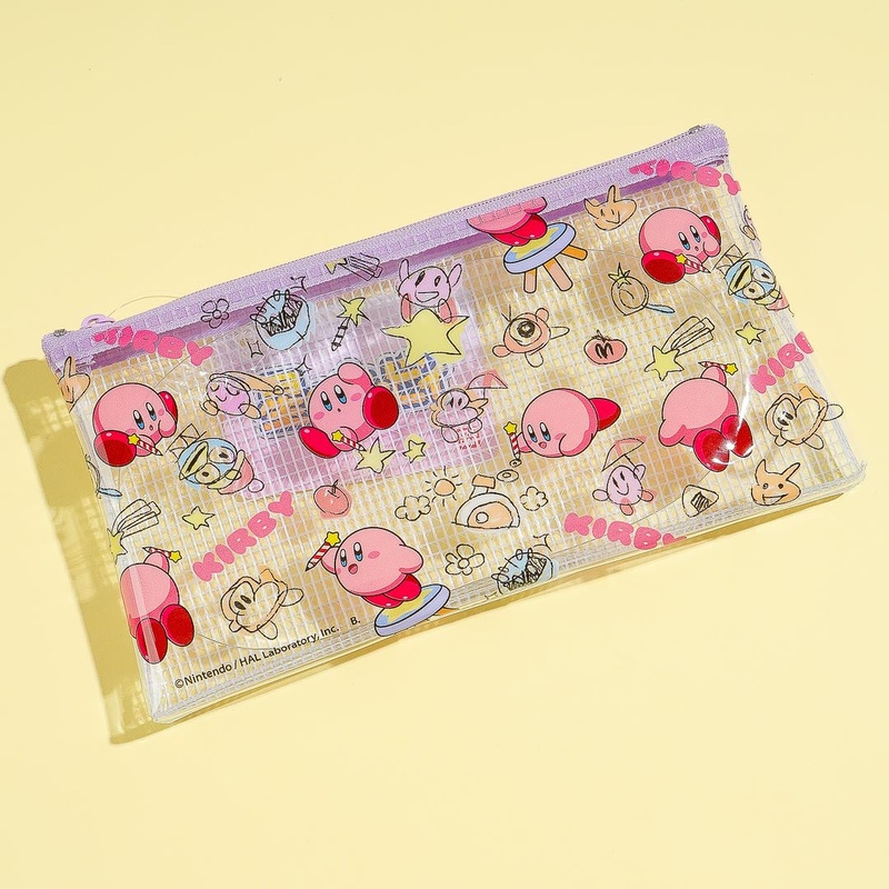 Kirby Art Overload Vinyl Flat Pouch