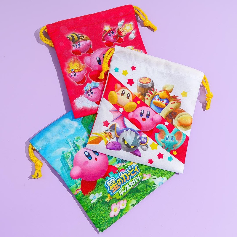 Kirby's Dream Land Drawstring Bag Set