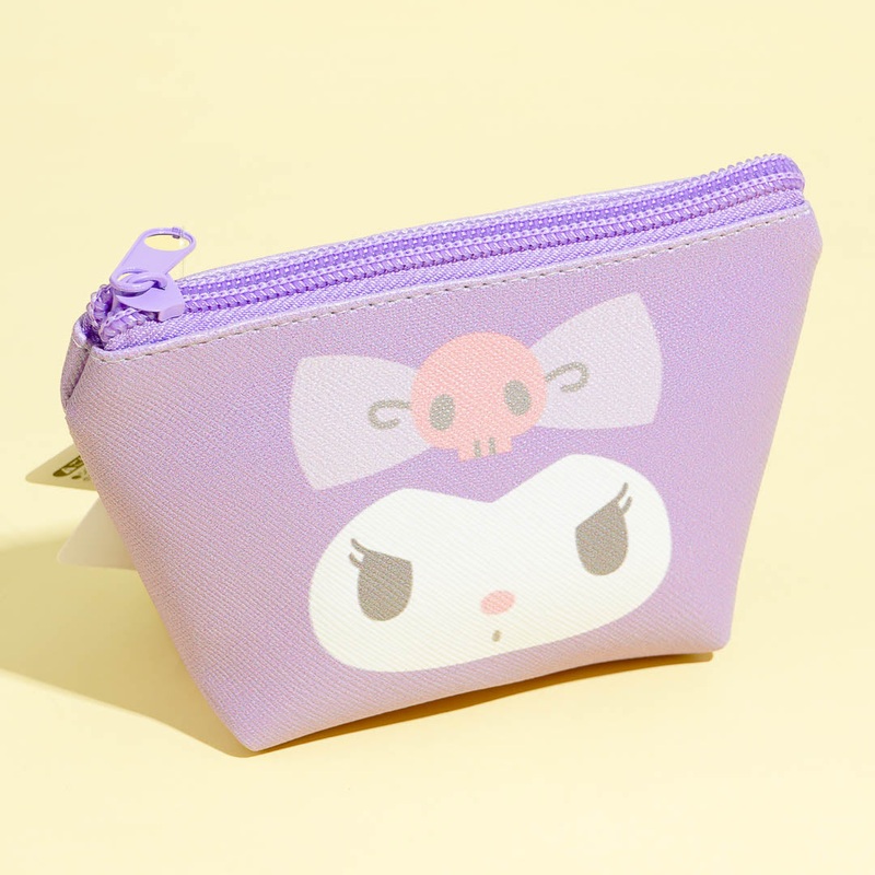 Kuromi Skull Ribbon Mini Boat Pouch