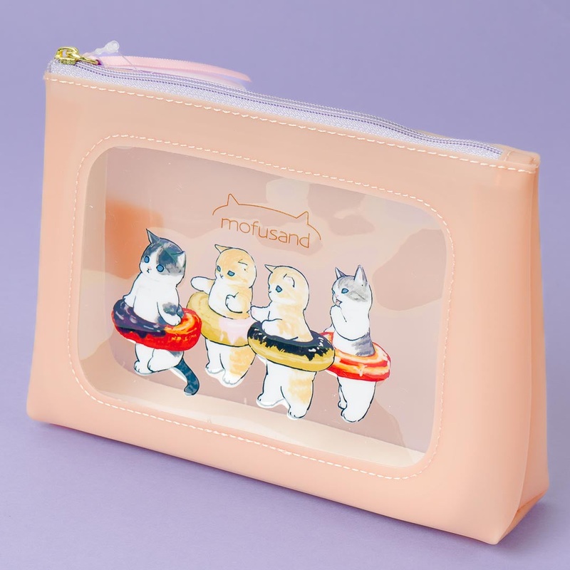 Mofusand Donuts Clear Window Pouch