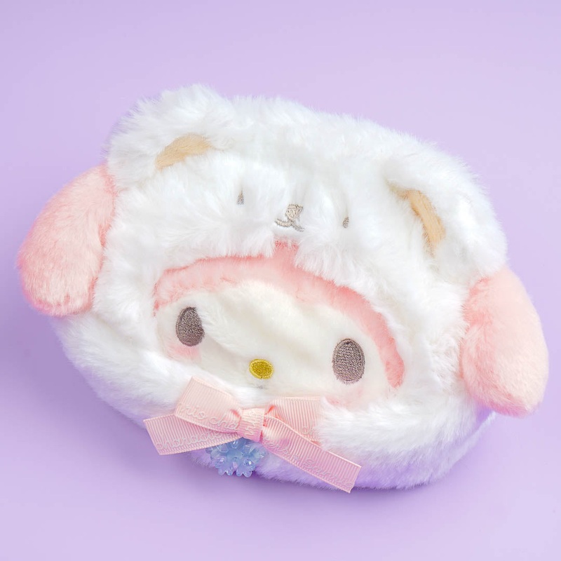 My Melody Fluffy Snow Bear Pouch