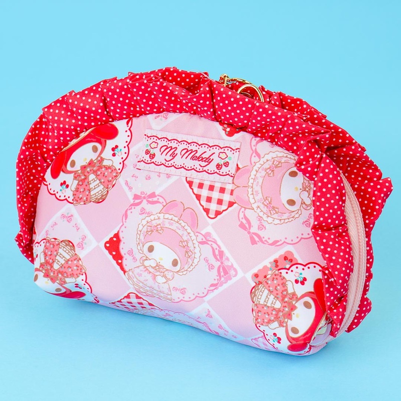 My Melody Prairie Frilly Oval Pouch
