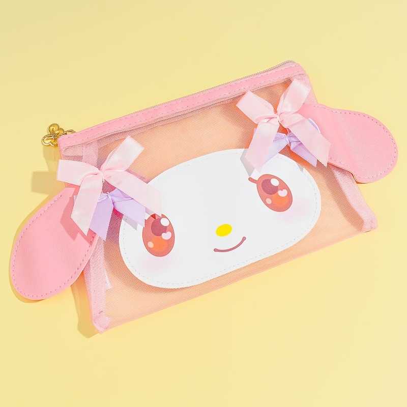 My Melody Ribbon Ears Mesh Pouch