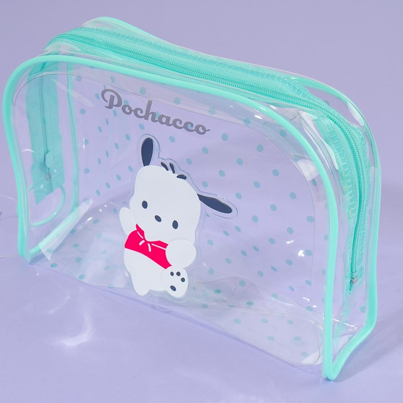 Pochacco Dotted Clear Pouch