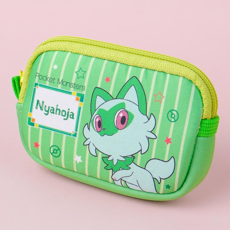 Pokemon Striped Foam Pouch - Sprigatito