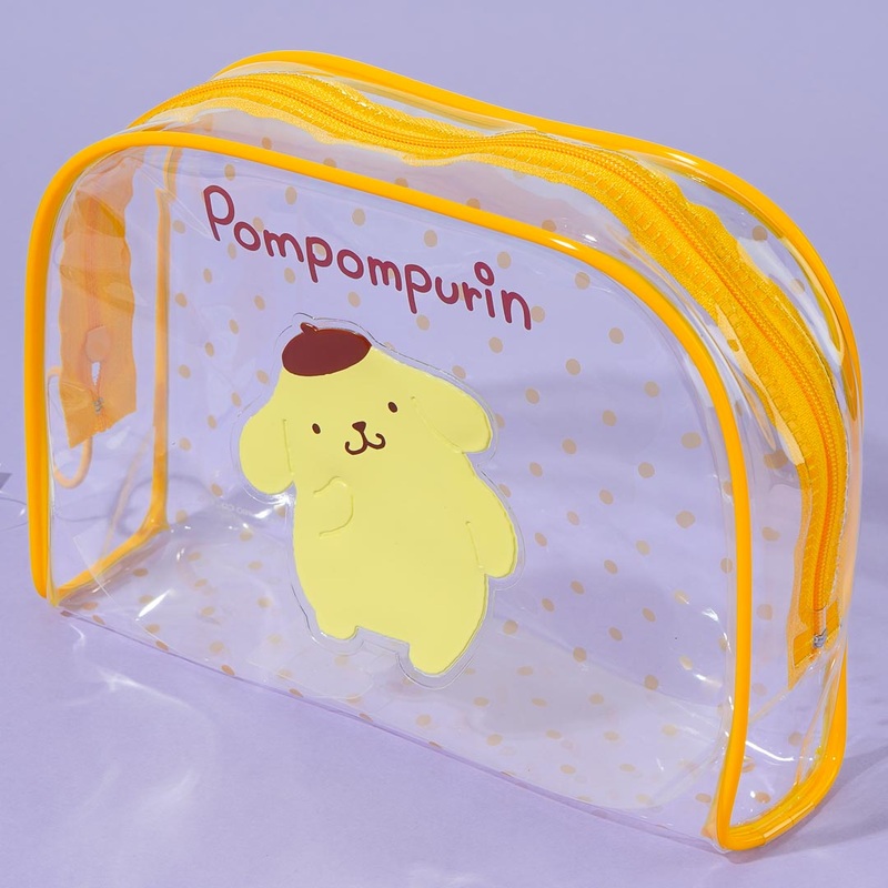 Pompompurin Dotted Clear Pouch