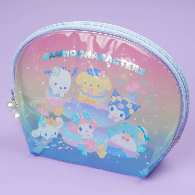 Sanrio Characters Mermaid Clear Pouch