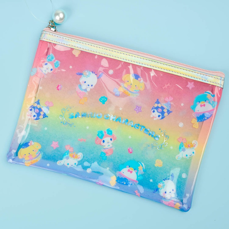 Sanrio Characters Mermaid Flat Pouch