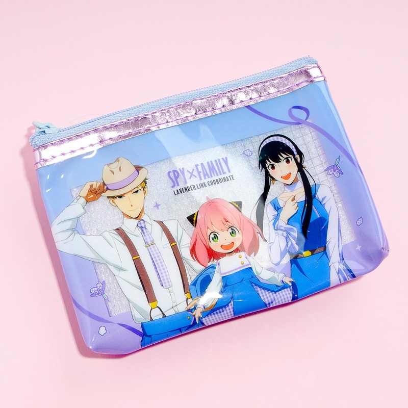 Spy x Family Lavender Link Clear Pouch