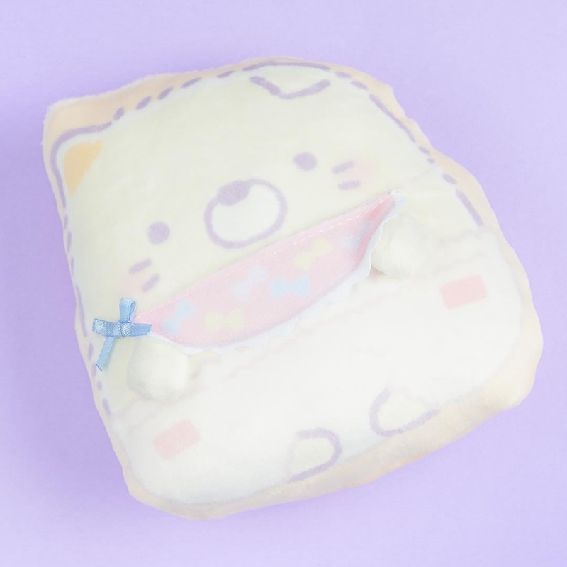 Sumikko Gurashi Plush Pouch - Neko