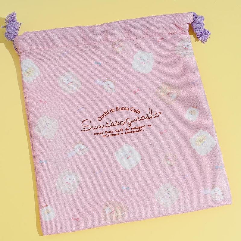 Sumikko Gurashi Sweet Bears Drawstring Bag