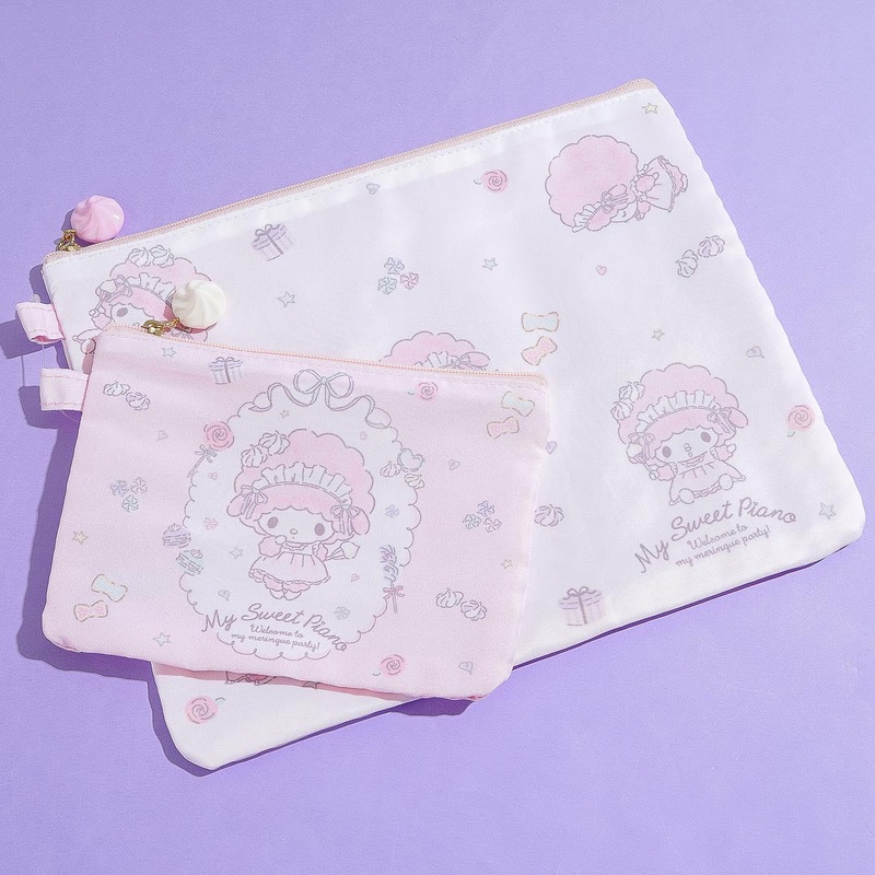Sweet Piano Flowery Pouch Set