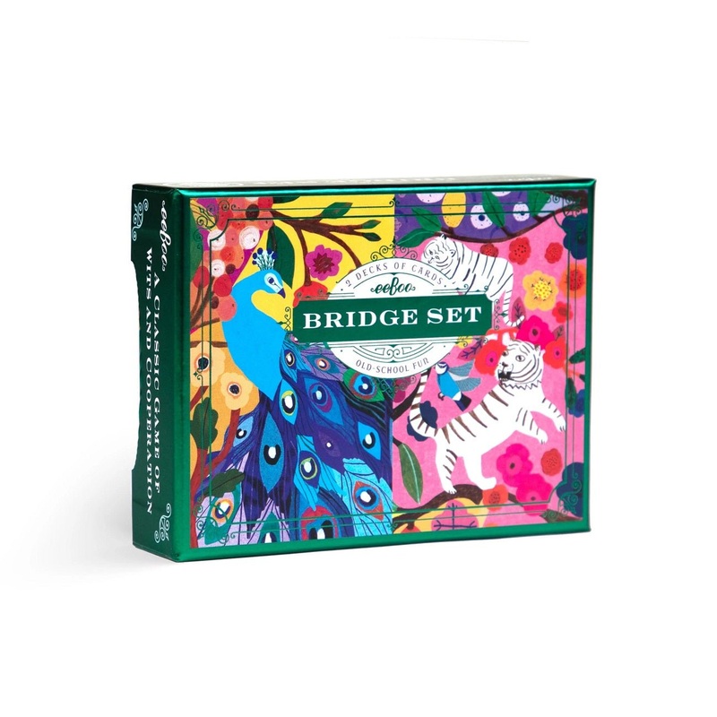 Bridge 2-Deck Card Set - Monika's Peacocks