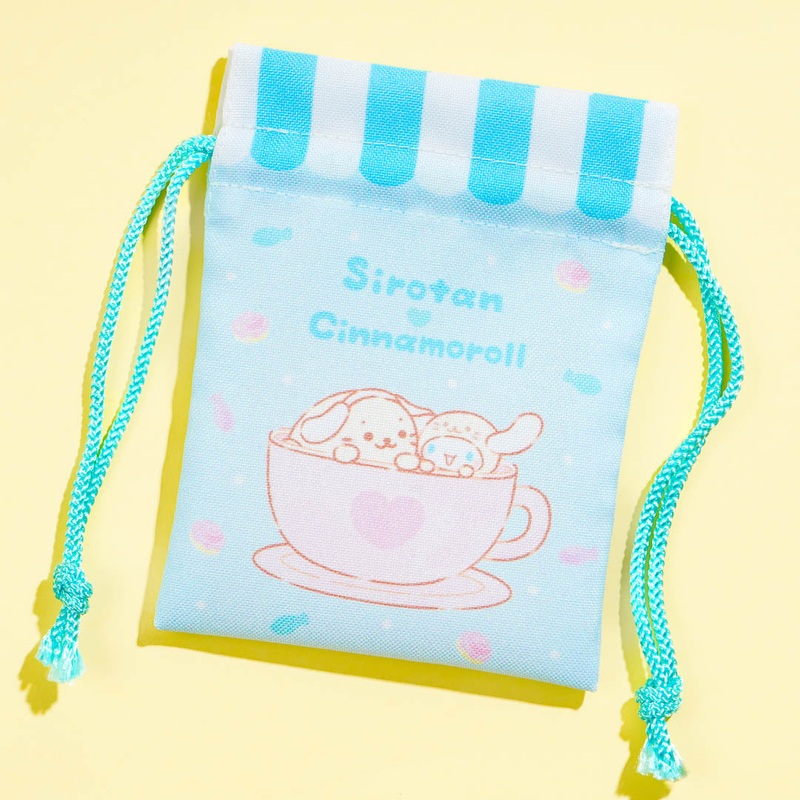 Cinnamoroll x Sirotan Teacup Drawstring Pouch