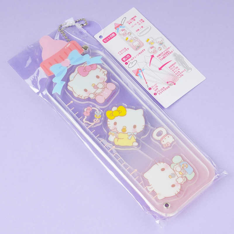 Hello Kitty & Friends Baby Bottle Custom Charm With Stand