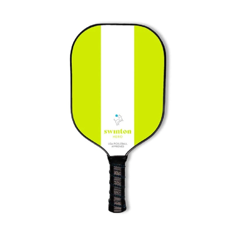 Pickleball - Hero Paddle - Classic Green Stripe