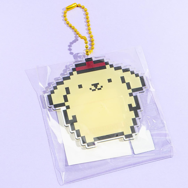 Pompompurin 8-Bit Acrylic Charm