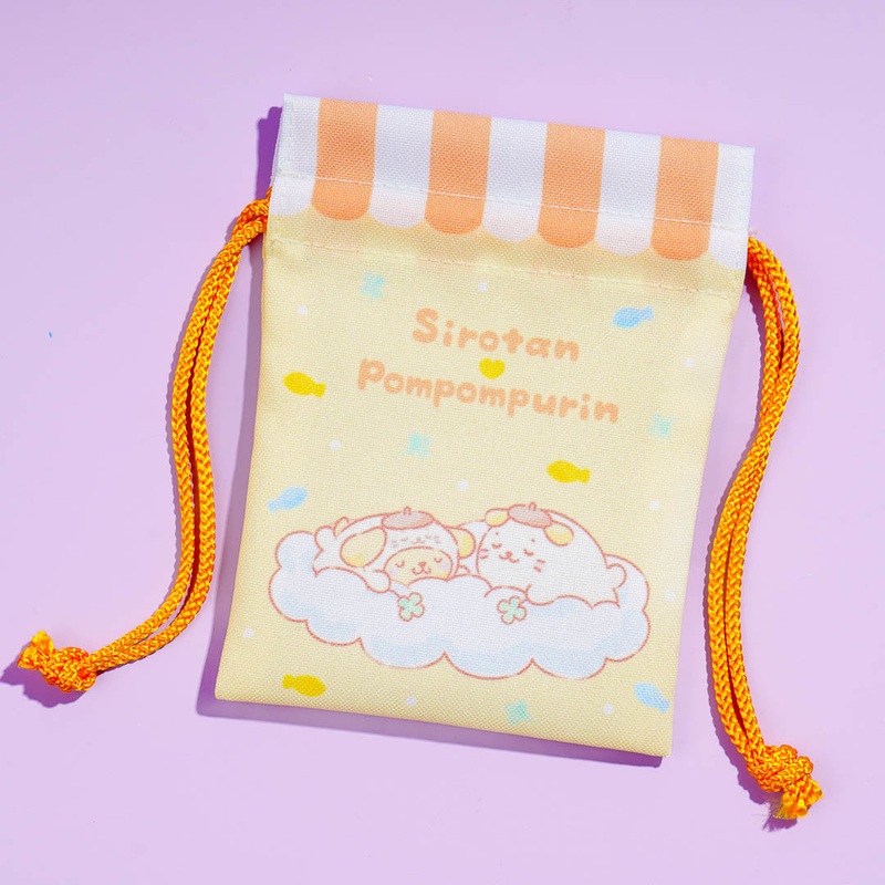 Pompompurin x Sirotan Cloud Bed Drawstring Pouch