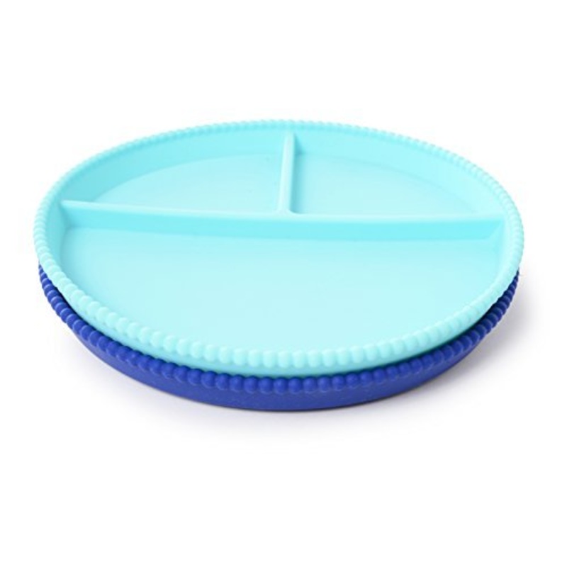 CB EAT - Divided Plates - Turquoise/Cobalt