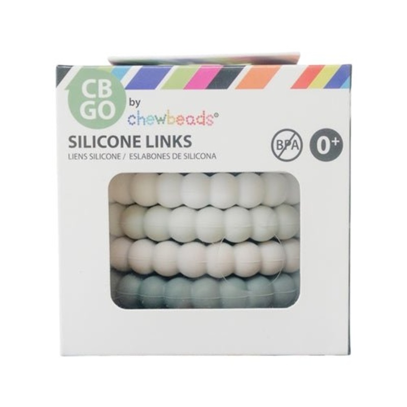 CB GO - Links - Neutral Chewbeads Silicone Links | Neutral