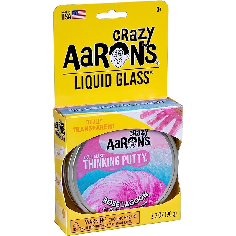 Crazy Aarons - Liquid Glass Thinking Putty - Rose Lagoon