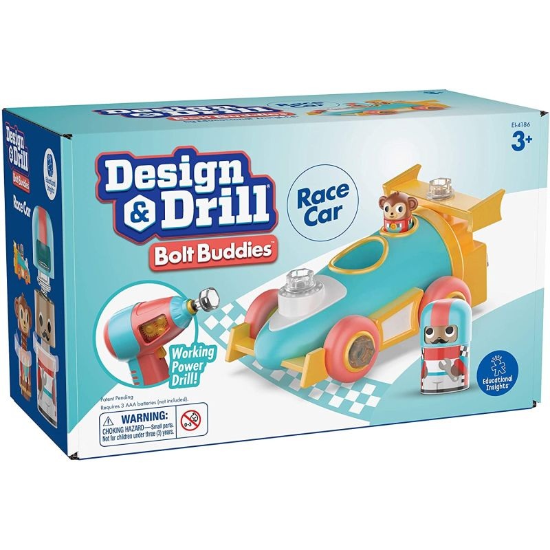Design & Drill Bolt Buddies Race Car