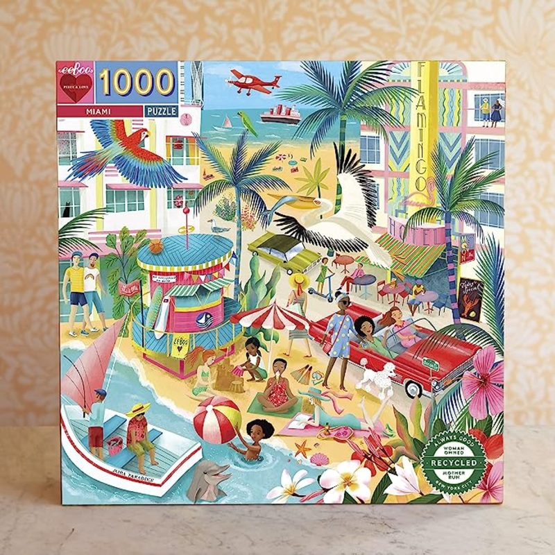 Miami 1000 Piece Square Puzzle