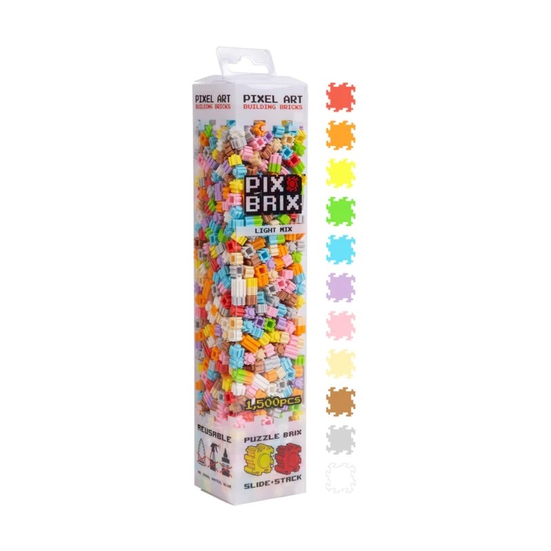 Pix Brix - 1500 pc Mixed Box - Light