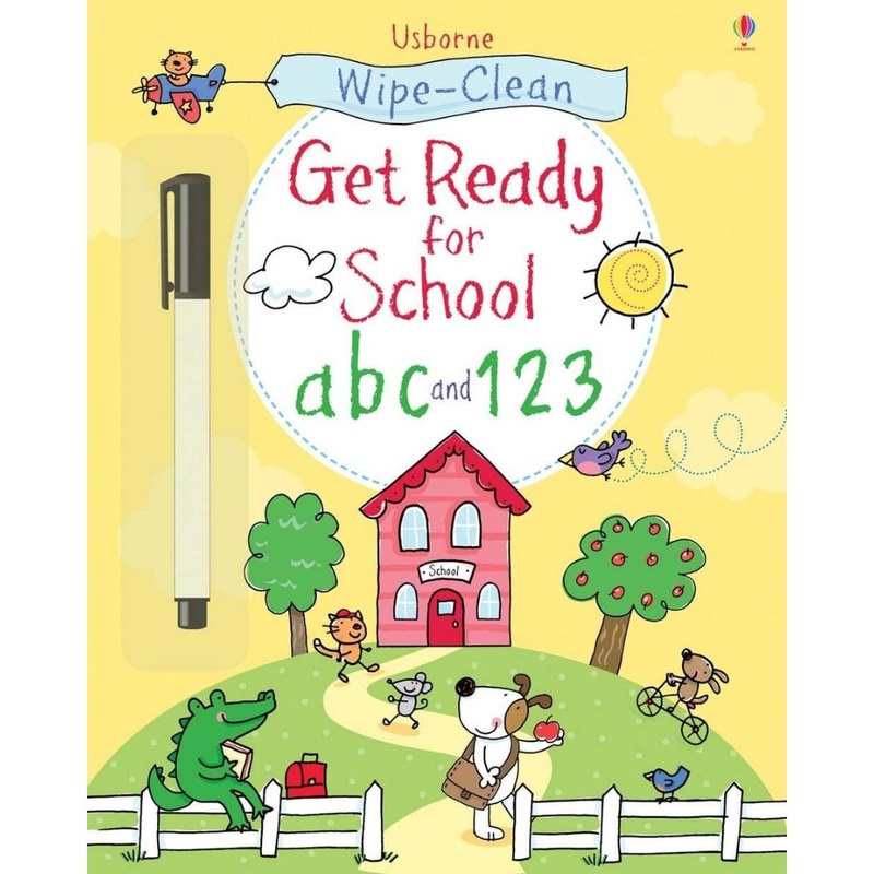 Wipe-Clean, Get Ready for School ABC & 123 Book