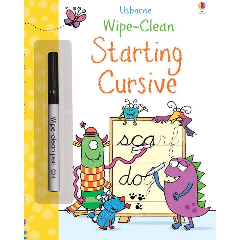 Wipe-Clean, Starting Cursive Book