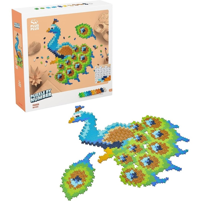 Puzzle by Number - Peacock
