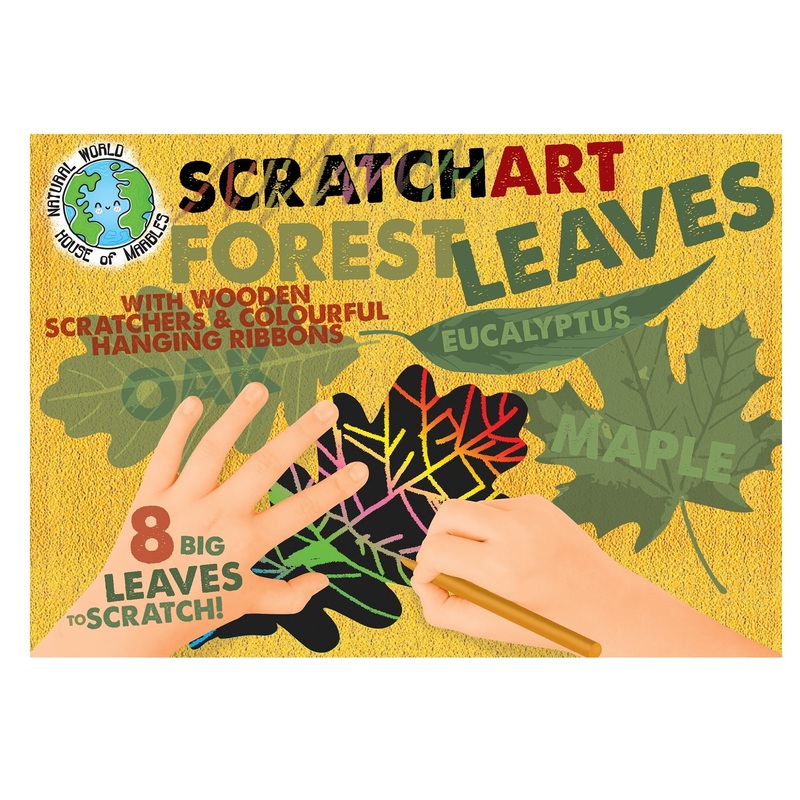 Scratch Art Leaves