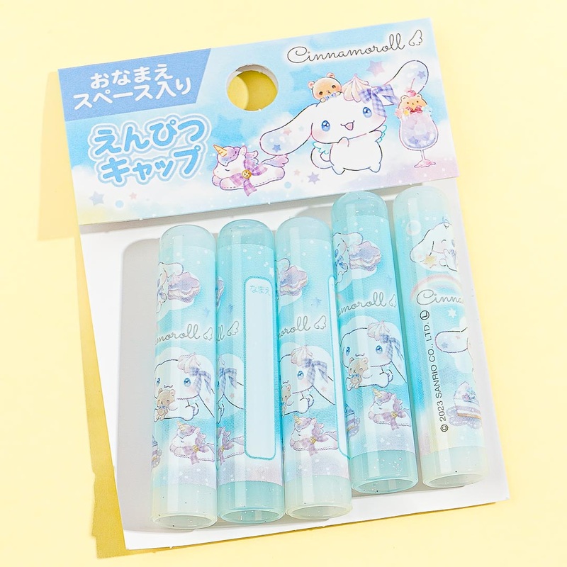 Cinnamoroll Gingham Ribbons Pencil Cap Set