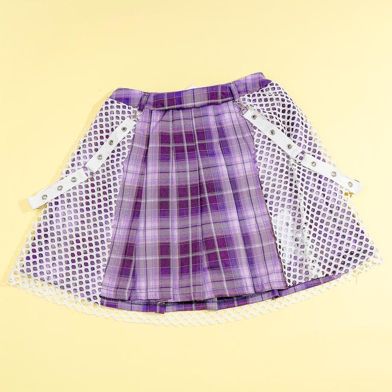 ACDC RAG Pastel Gloomy Mesh Skirt