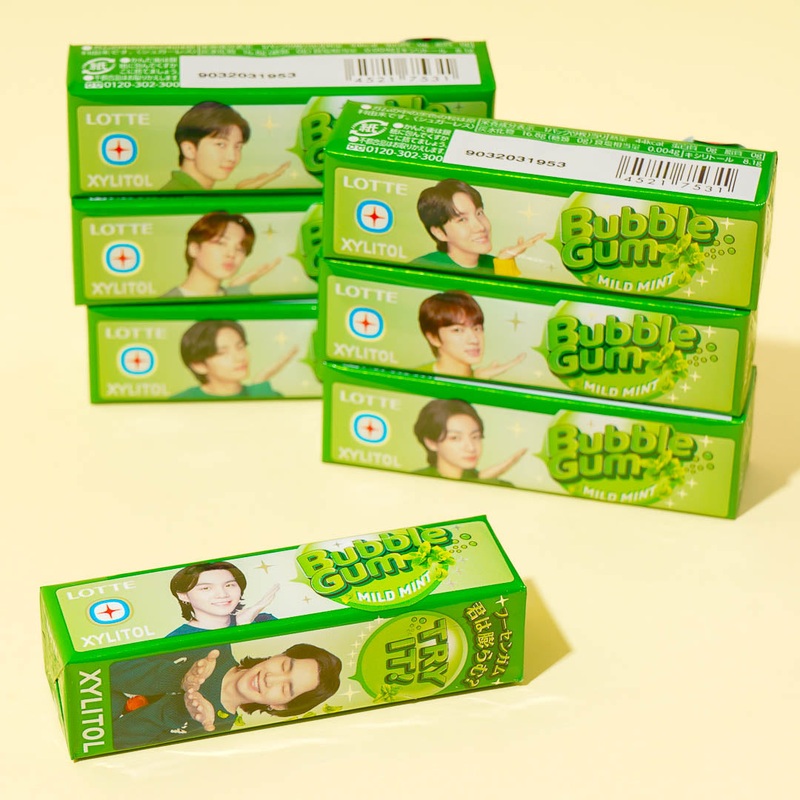 BTS x Lotte Xylitol Bubble Gum - Mild Mint