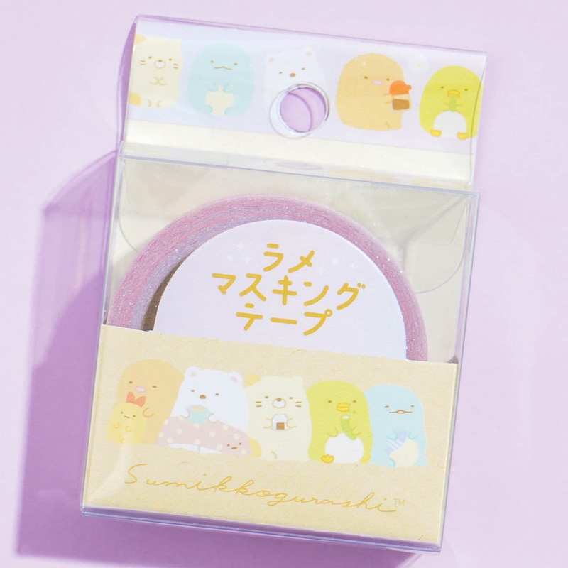 Sumikko Gurashi Cozy Together Glittery Washi Tape