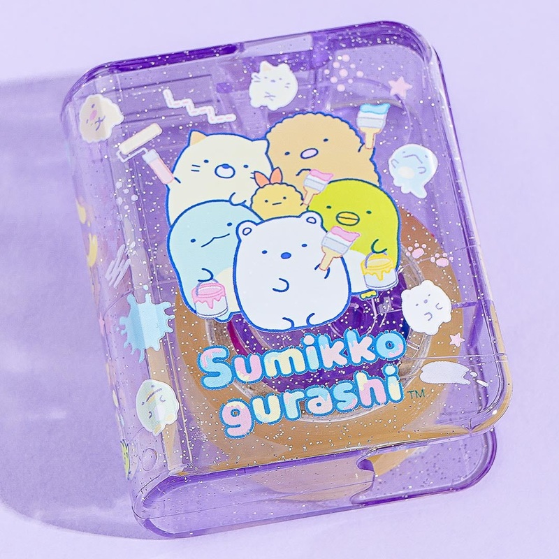 Sumikko Gurashi Glittery Clear Tape With Dispenser