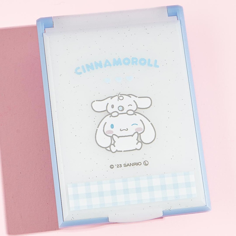Cinnamoroll & Milk Gingham Folding Mirror
