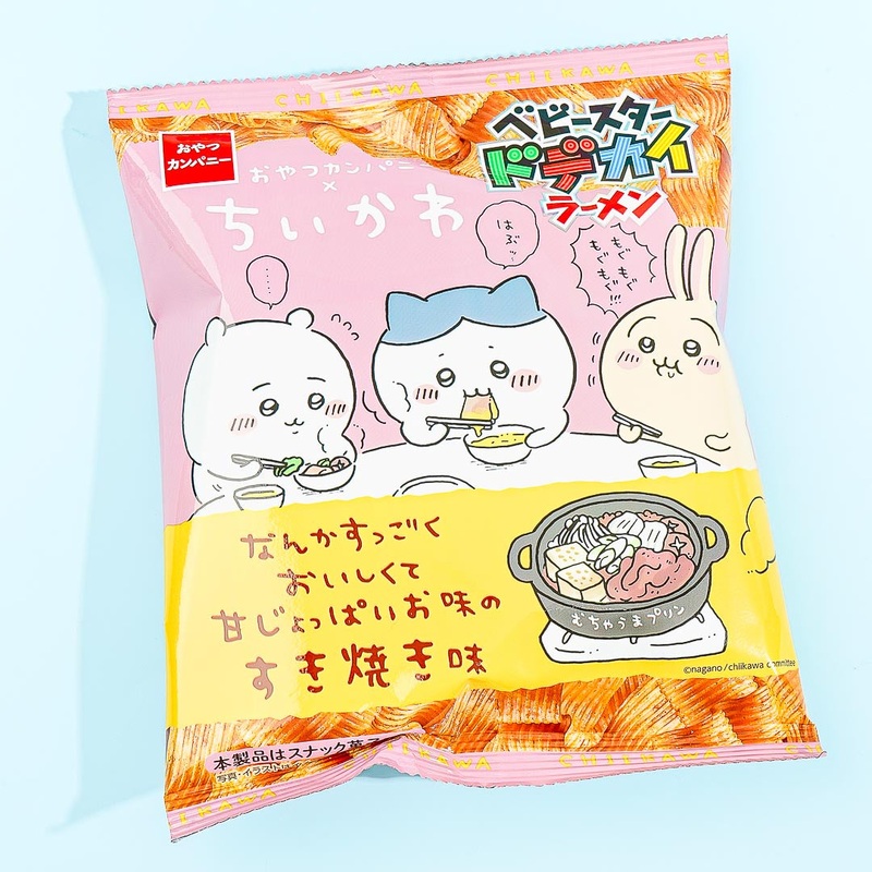 Baby Star Chiikawa Dodekai Ramen Snacks - Sukiyaki
